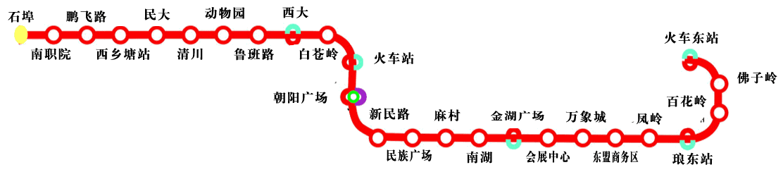 南寧地鐵1號線運營時間，南寧地鐵1號線運行時間表