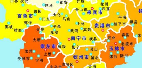 廣西有多少個市？多少個縣級市？多少個地級市？哪個最富裕？哪個發(fā)展最快？